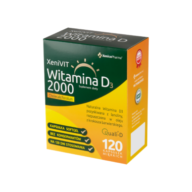 XeniVIT Witamina D 2000 120 kaps.